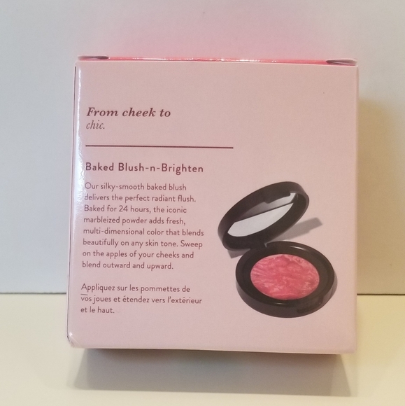 🦋 Laura Geller Baked Blush-N-Brighten Marbleized Blush (In Apricot Berry) - Picture 4 of 12
